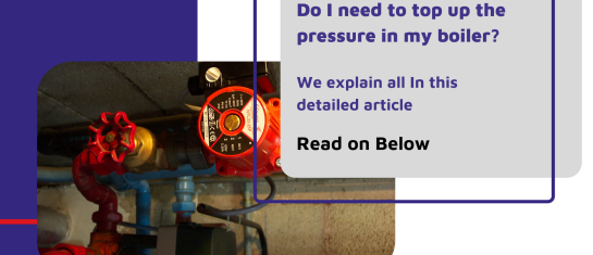 Do I Need to top up the pressure in my boiler cover